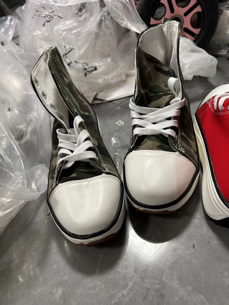 Single shoes 2023 new high-top thick-soled canvas shoes women's foreign trade large size viscose shoes casual flat-heeled canvas shoes in stock_voghion.com