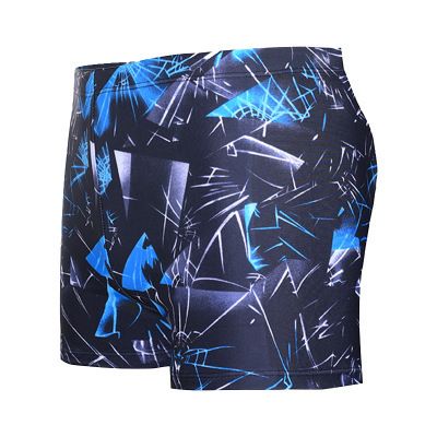 Boxer da uomo ad angolo piatto, set da bagno da uomo comodo e alla moda, oltre a pantaloncini da bagno larghi e larghi per le sorgenti termali_voghion.com