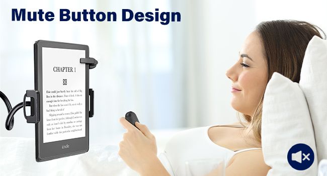 Fernbedienung für Seitenwender für Kindle Paperwhite E-Reader, Fernbedienungen für Kamera-Camcorder, Seitenwender-Clicker für Tablets zum Lesen von Romanen_voghion.com