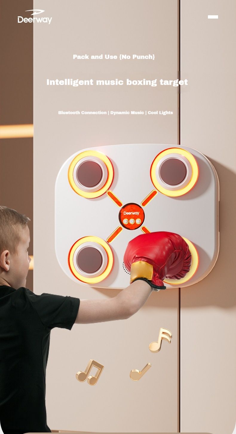 New Intelligent Bluetooth Boxing Target, Bluetooth Music Boxing Target, Children's Exercise And Decompression Boxing Target_voghion.com