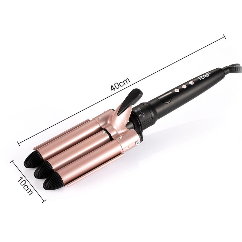 Ferro arricciacapelli 7 in 1 RAF EU Standard Water Wave Bigodino per capelli ricci grandi Egg Roll Piastra per capelli pigra_voghion.com