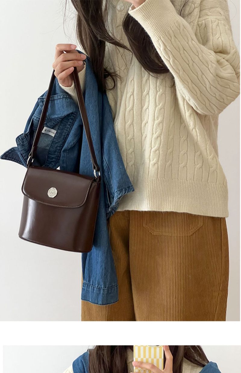 Ins Nischendesign Bucket Damentasche, Sommerquadrat Damen, High-End-Feeling Kleine Tasche für Damen_voghion.com