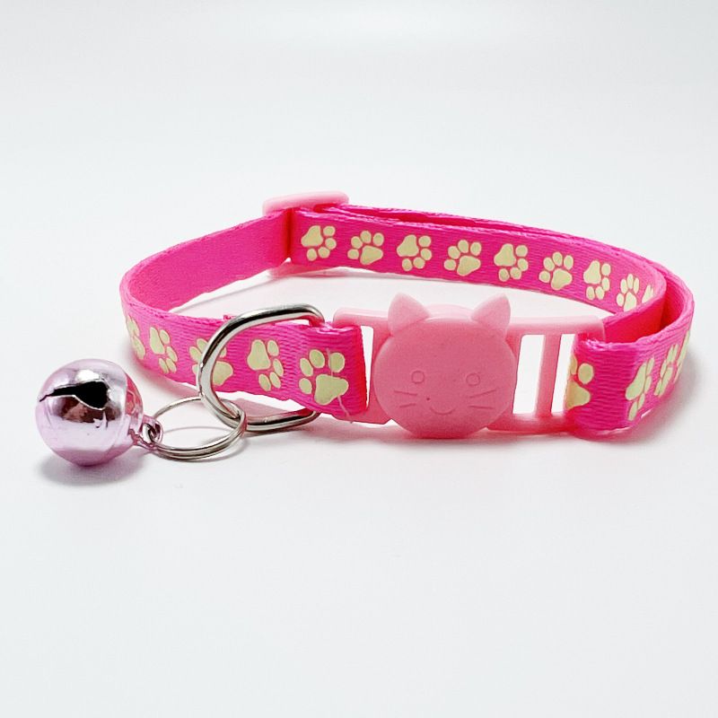 Cross-Border Luminous Large Footprint Adjustable Pet Anti-Lost Collar Universal For Cats And Dogs Outdoor Dog Walking_voghion.com