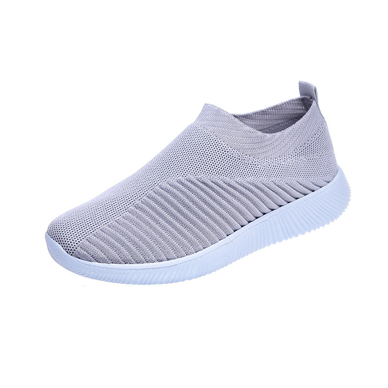 Große Mode Flying Weave Casual Damen Neue atmungsaktive Sport Laufschuhe Low Top Socken Schuhe_voghion.com