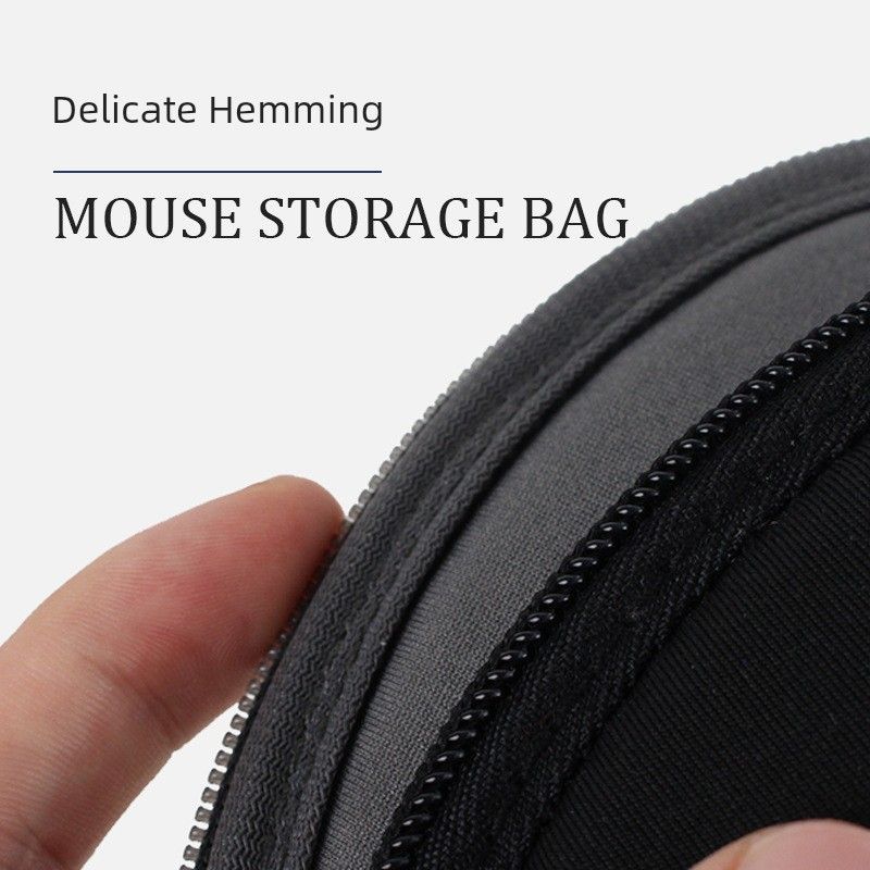 Unbeatable Quality Multifunctional Zip-up Mouse Pad Laptop Peripheral Accessories Computer Data Cable Bag_voghion.com