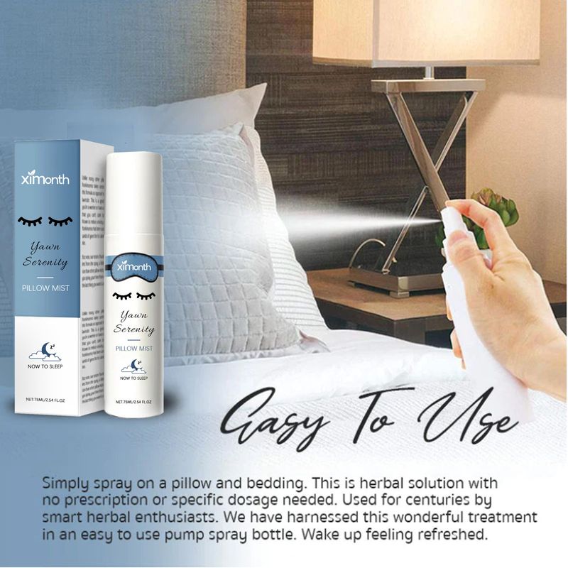 Spray per dormire rilassa il corpo per aiutare il sonno alleviare la stanchezza fisica e mentale, la pressione e addormentarsi rapidamente spray_voghion.com