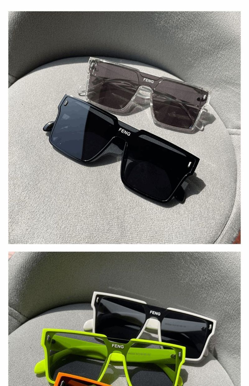 INS Style Uomo Trendy And Cool All-in-One, Nuovi occhiali da sole 2022, Donna Internet Famous Anti UV Luce forte Guida_voghion.com