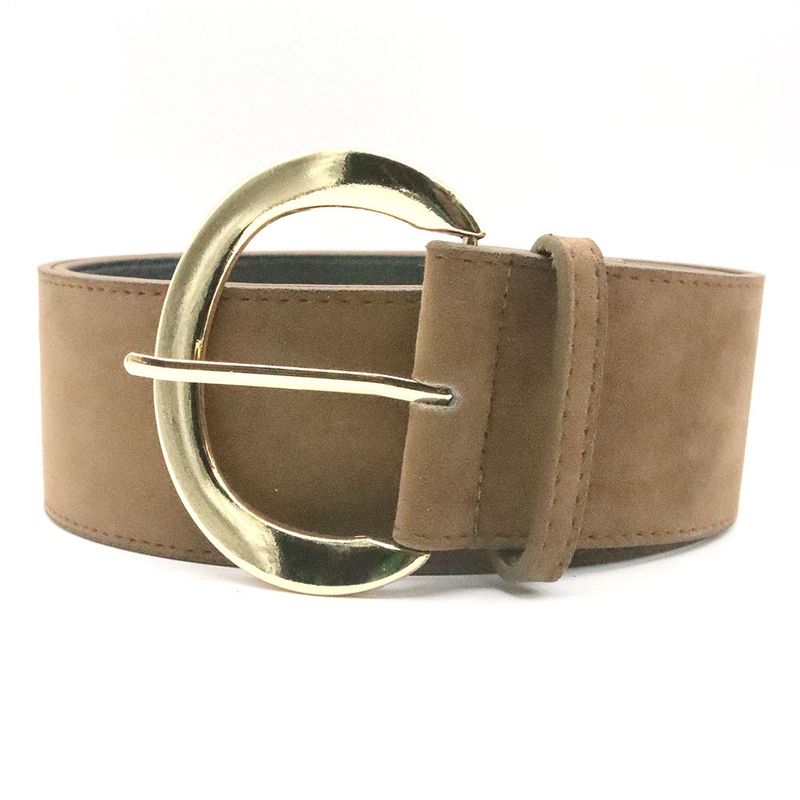 Trendy New Vielseitiger Mode PU Breiter Dekorativer Kleid Taillenkette Dornschließe Damengürtel_voghion.com