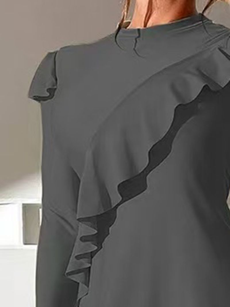 Damenbekleidung Schwimmrock Lange Badehose Zweiteiliger Anzug Große Größe Burkini_voghion.com