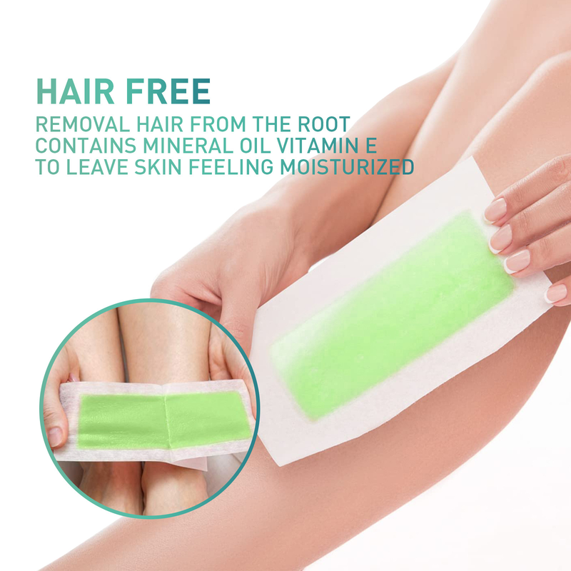 Jaysuing Hair Remova Wax Strip Set voor bijv. okselhandhaar, lichaamstemperatuur en niet irriterend, grijs haar_voghion.com