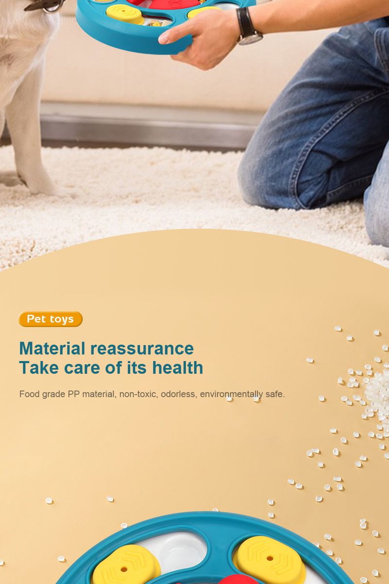 Training Pet Supplies New Leak Feeding Puzzle Dog Toys Relieve Boredom Artifact Turntable Slow Food Bowl_voghion.com