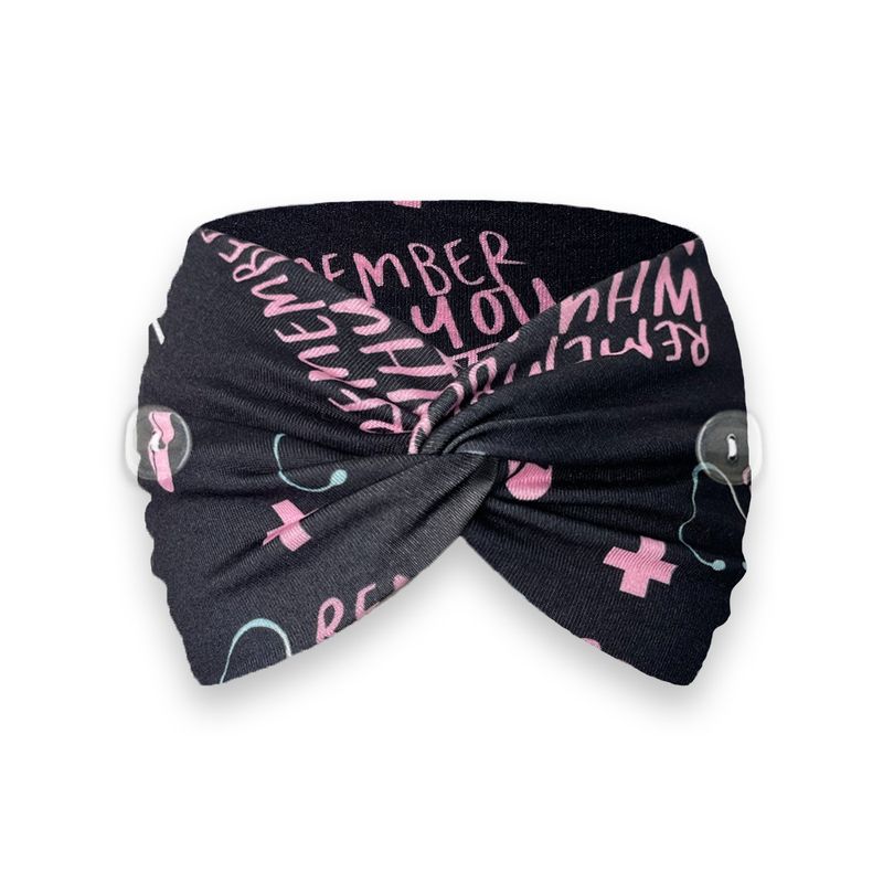 Maschera protettiva per la fronte con bottoni a croce stampati e anti-strangolamento, per medico e infermiere, in vendita calda_voghion.com