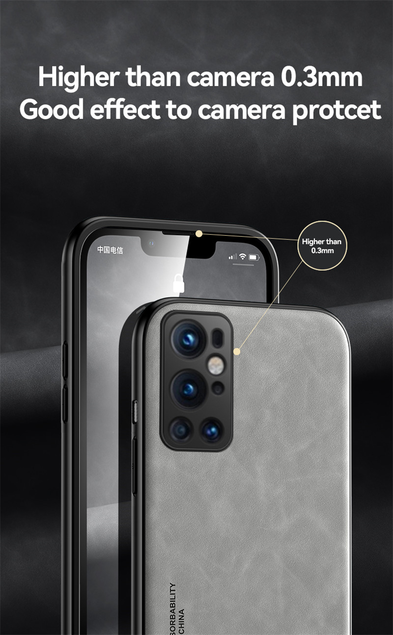Custodia antiurto in pelle retrò di lusso per OnePlus 9 Pro 8 8T 7 7T Pro Nord One Plus 9 8 7 8T 7T con cornice in silicone morbido per telefono_voghion.com