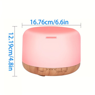 500ml USB Essential Oil Diffuser With Timer & Color Changing LED Lights, Quiet Operation For Home/Office/Hotel_voghion.com