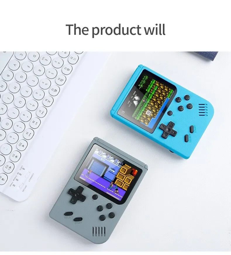 Retro przenośna mini konsola do gier wideo 8 bitów 3.0 cala_voghion.com