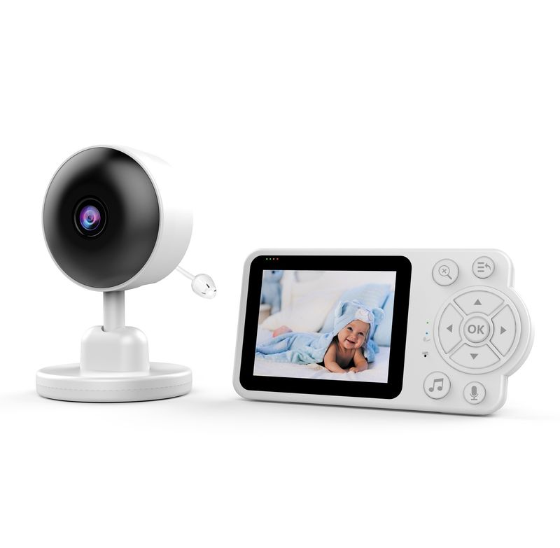 Monitor de bebé para madres e hijos Cuidado del bebé Monitoreo inalámbrico Cuidado del bebé Cámara para bebés Monitor de sueño y llanto del bebé_voghion.com
