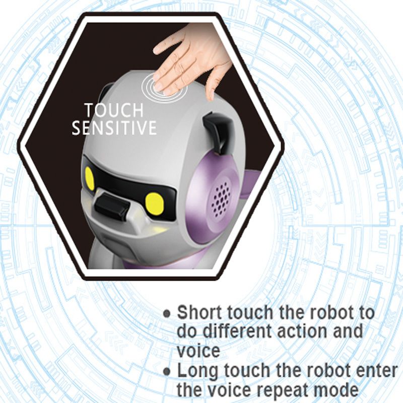Speciale aanbieding van intelligente spraakgestuurde robothond voor kinderen, creatief dansend en aanraakgevoelig robothondspeelgoed_voghion.com