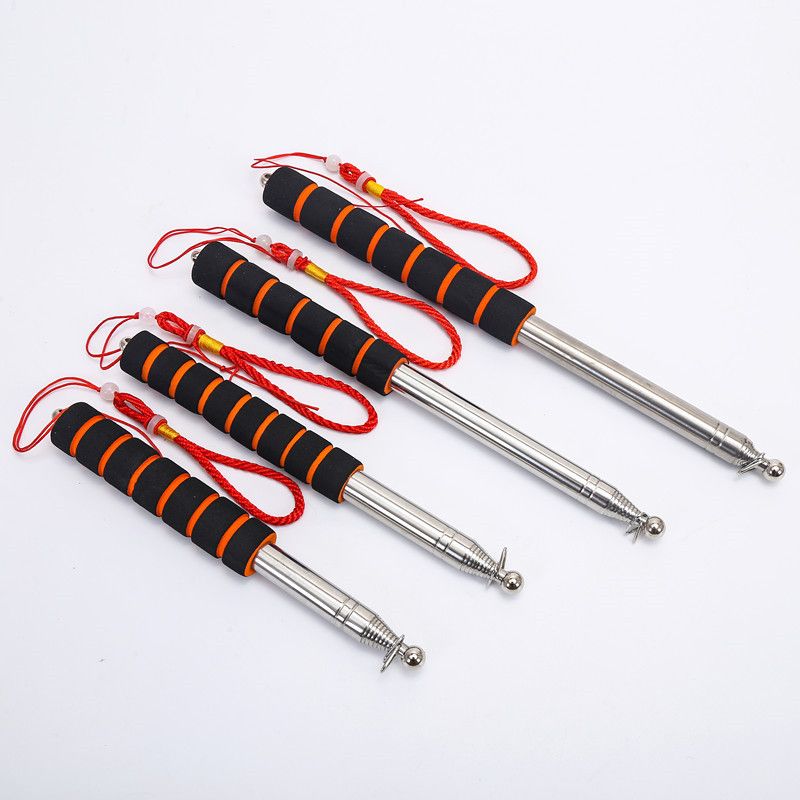 Golden Head Bold Guide Fahnenmast Schwamm Abdeckung Outdoor Teleskop Pointer Outdoor Edelstahl Baton_voghion.com