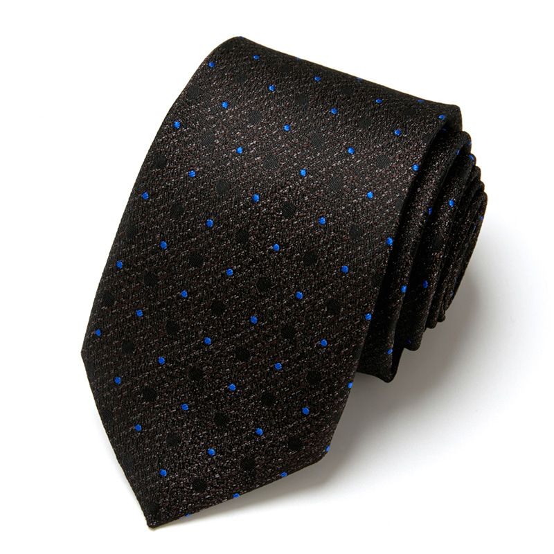 Gravata de negócios masculina Fabricante pronta para uso Feito à mão Gravata formal profissional para entrevista Gravata de poliéster masculina de seda_voghion.com