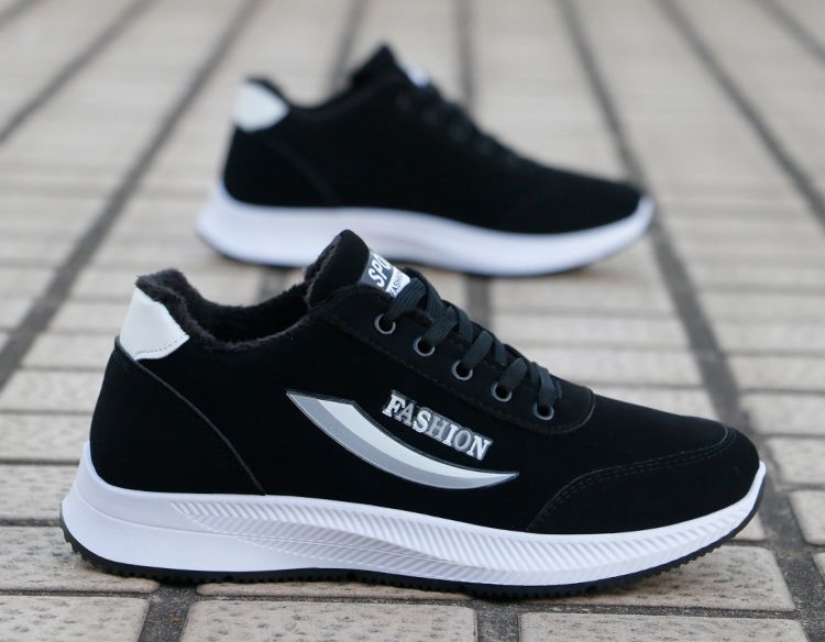 Men's New Plush Cotton Waterproof Leather Work Men's Casual Sports Shoes, Combined With The Xi_voghion.com