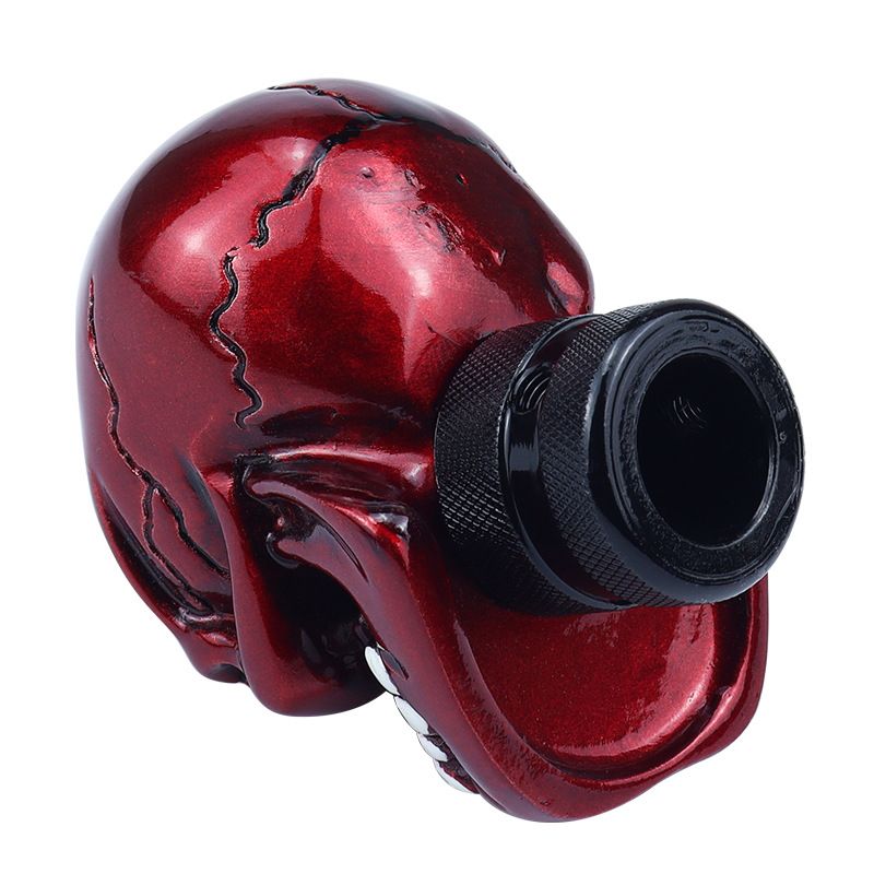 Pomello del cambio universale con teschio fantasma e denti grandi, modifica personalizzata per auto_voghion.com
