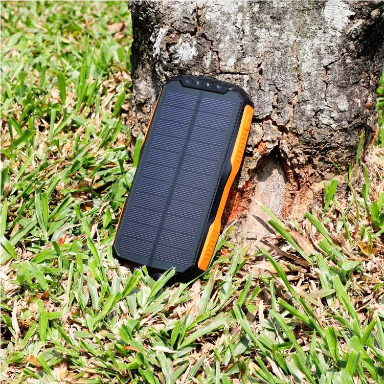 Banco de energía inalámbrico de 25000 mAh, linterna de emergencia para exteriores, banco de energía solar portátil_voghion.com