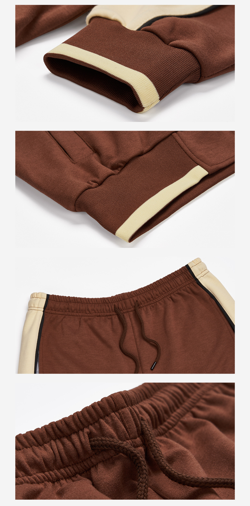 Ropa para hombre, sudaderas de manga larga de otoño, ropa deportiva de talla grande, trajes de dos piezas para hombre, casuales, combinables_voghion.com