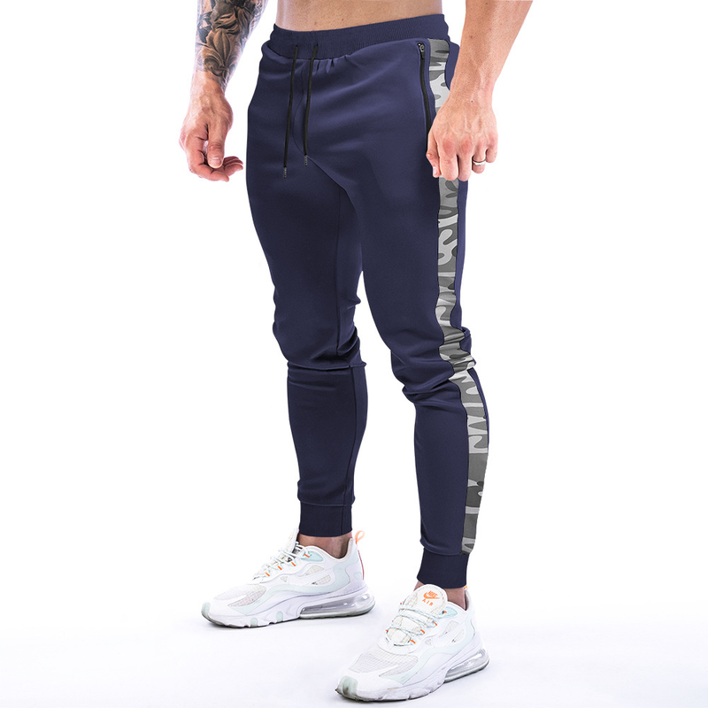 Pantaloni sportivi da fitness da uomo alla moda, nuovi e aderenti, casual e alla moda_voghion.com