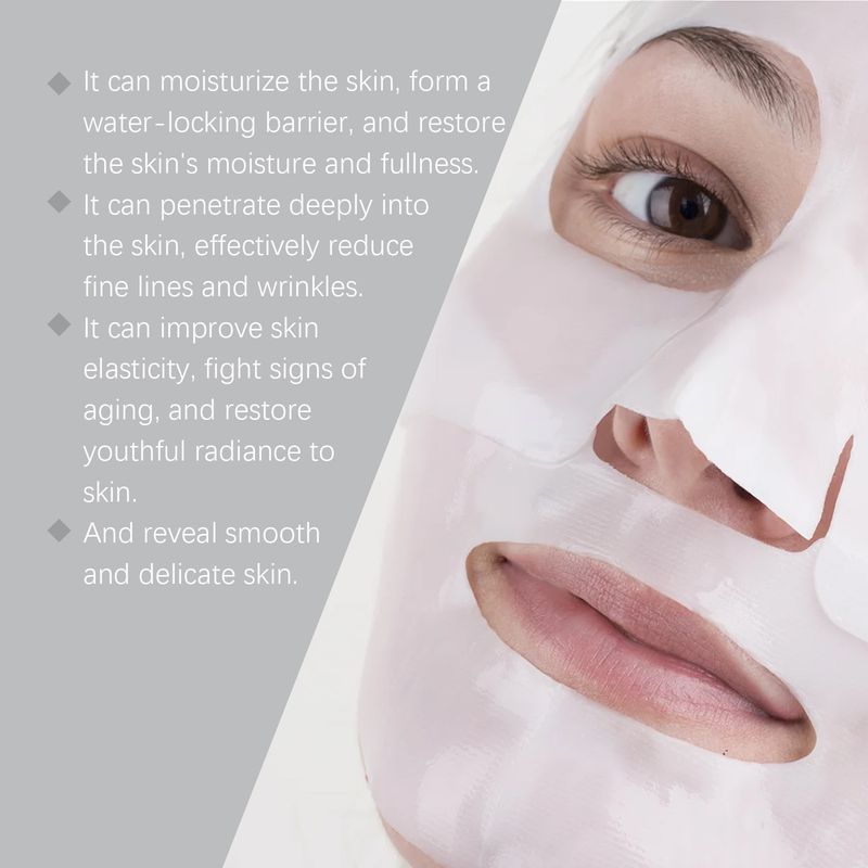 Collagen mask, gently cleans the skin, refreshes and is not sticky, cares for hydration, moisturizes and moisturizes_voghion.com