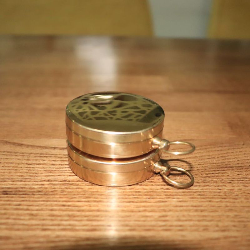 Reloj de bolsillo G50 de cobre puro con tapa abatible, brújula luminosa multifuncional para senderismo al aire libre._voghion.com