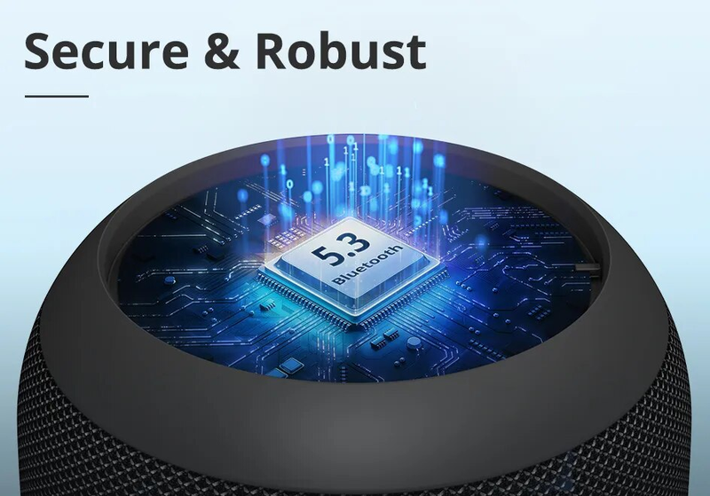 Tronsmart T7 Mini tragbarer TWS Bluetooth 5.3-Lautsprecher mit ausgewogenem Bass, IPX7 wasserdicht, LED-Modi für den Außenbereich_voghion.com