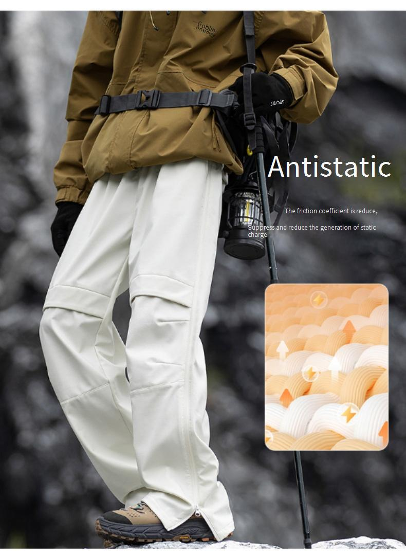 Pantalon de parachutiste trois-épreuves pour homme, imperméable, coupe-vent, pantalon d'assaut d'extérieur, pantalon décontracté en velours_voghion.com