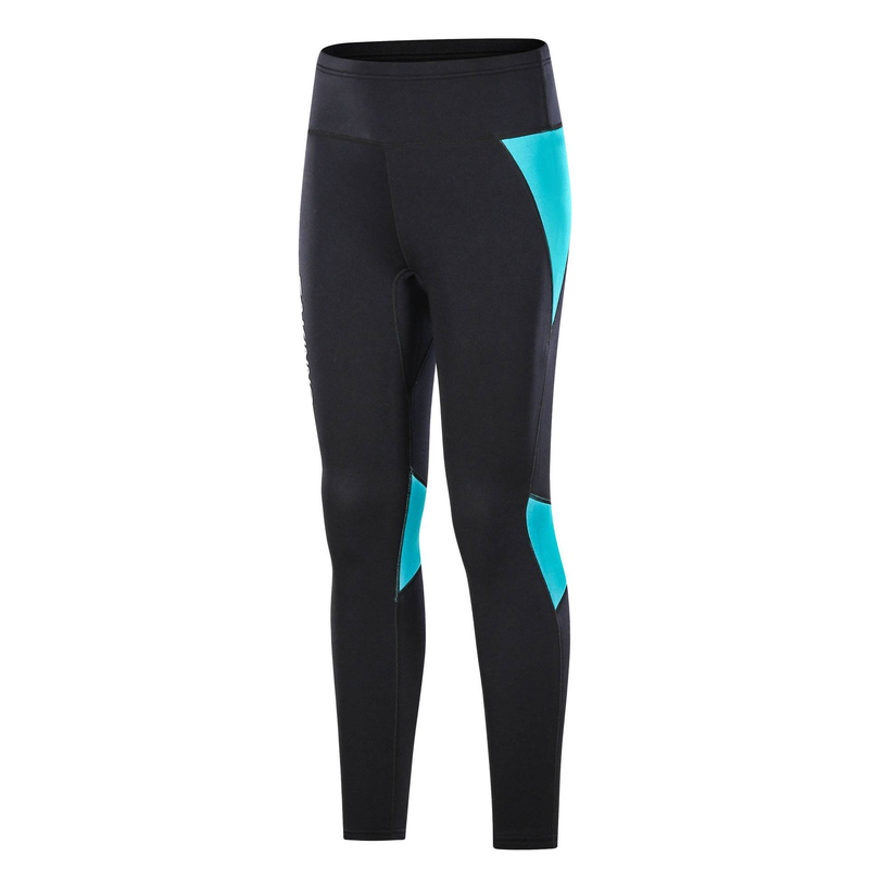 Pantalones largos de buceo de 2 mm, traje de surf de dos piezas para hombre, resistente al frío y al calor, ideal para barranquismo y esnórquel, bañador de secado rápido._voghion.com