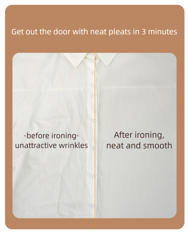 Vaporizador de ropa portátil para el hogar, miniplancha giratoria pequeña y plegable_voghion.com