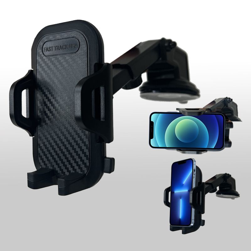 Products Car Phone Mount Holder with Adaptable Cradle Adjustable Long Neck for Windshield Dashboard_voghion.com