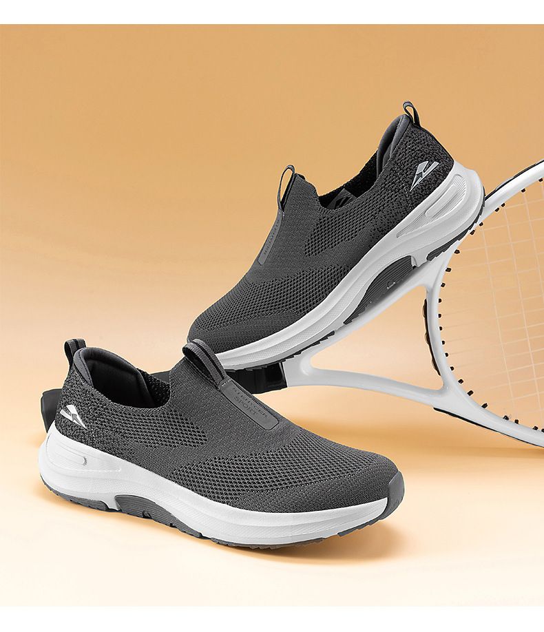 Herren Freizeitschuhe Bergsteigen Outdoor Bequeme Laufschuhe Drehknopf Tägliches Gehen Leichte Atmungsaktive Wanderurlaubssportschuhe_voghion.com