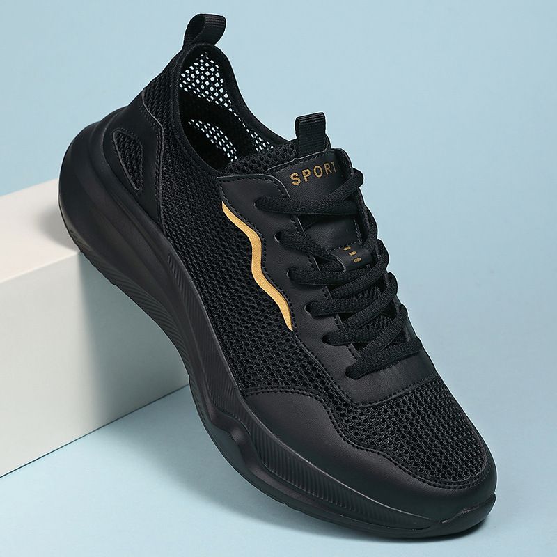 Dünne Freizeitschuhe aus Mesh für Herren im Freien, große Größe 45, hohl, leicht, Laufsport-Sandalen, 46, Urlaubs-Wanderschuhe_voghion.com
