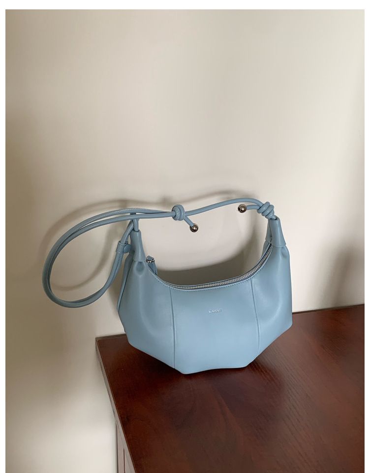 New Minimalist Multi-Functional Shoulder Bag Crossbody Bag Underarm Bag Horn Bag_voghion.com