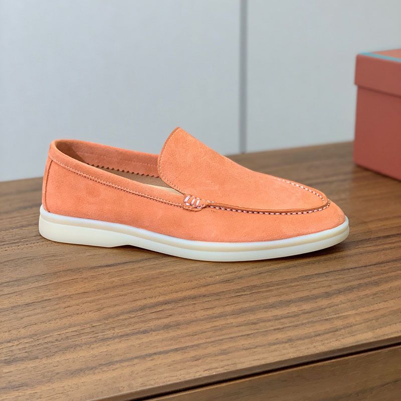 Le Fu - Zapatos planos de pareja, cómodos, informales, grandes, de un solo paso, 2024_voghion.com