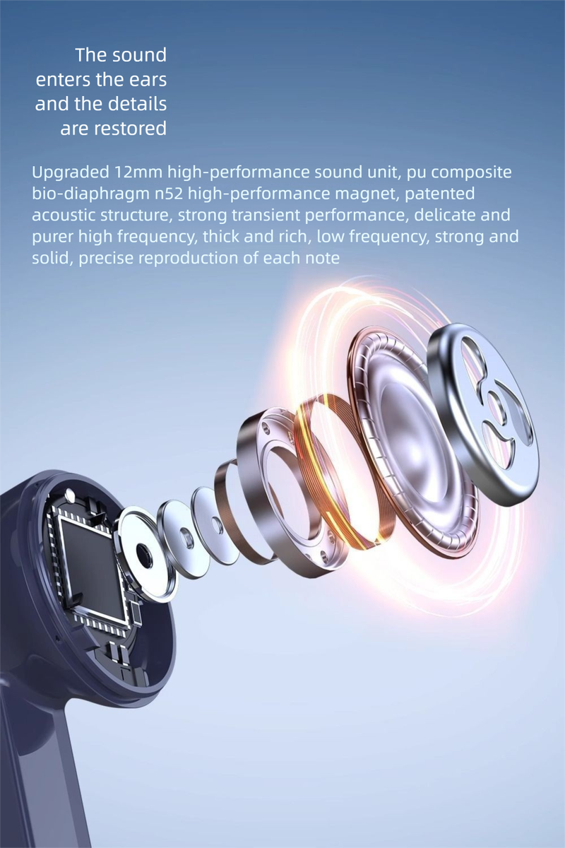 Black Shark Phoenix Bluetooth Earbuds Gaming Edition In-Ear Active Noise Cancellation Low Latency Suitable_voghion.com