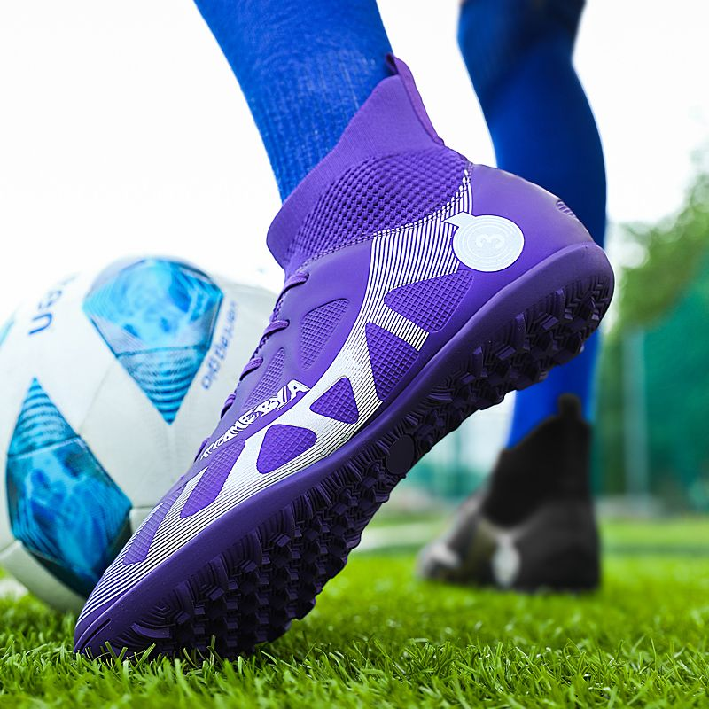 Vīriešu futbola zābaki Profesionāli augstpapēžu futbola apavi Āra lietošanai iekštelpās Ērti sporta apavi_voghion.com
