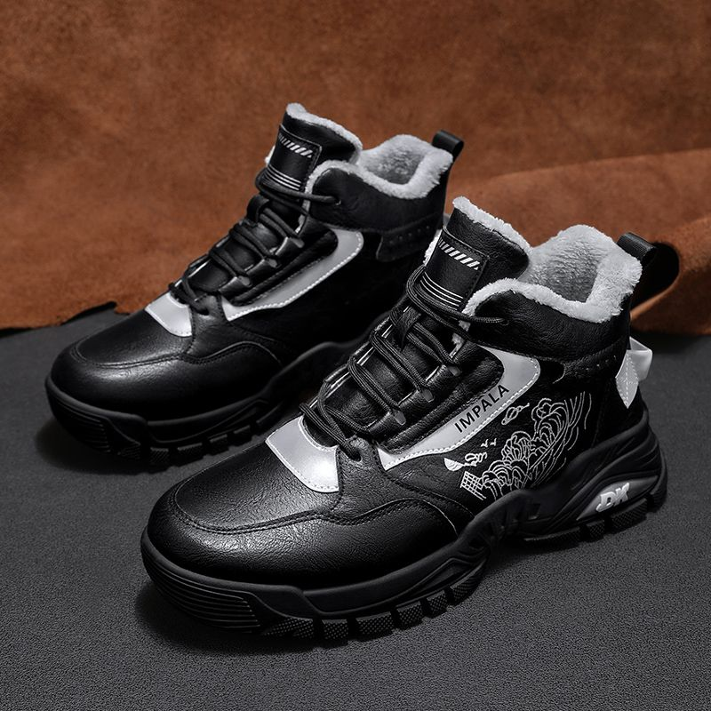 Veet visoko izrezana delovna oblačila Martin, športni čevlji, vsestranski bombažni čevlji za prosti čas_voghion.com