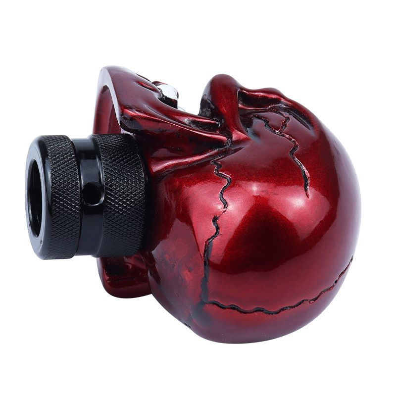 Pomello del cambio universale con teschio fantasma e denti grandi, modifica personalizzata per auto_voghion.com