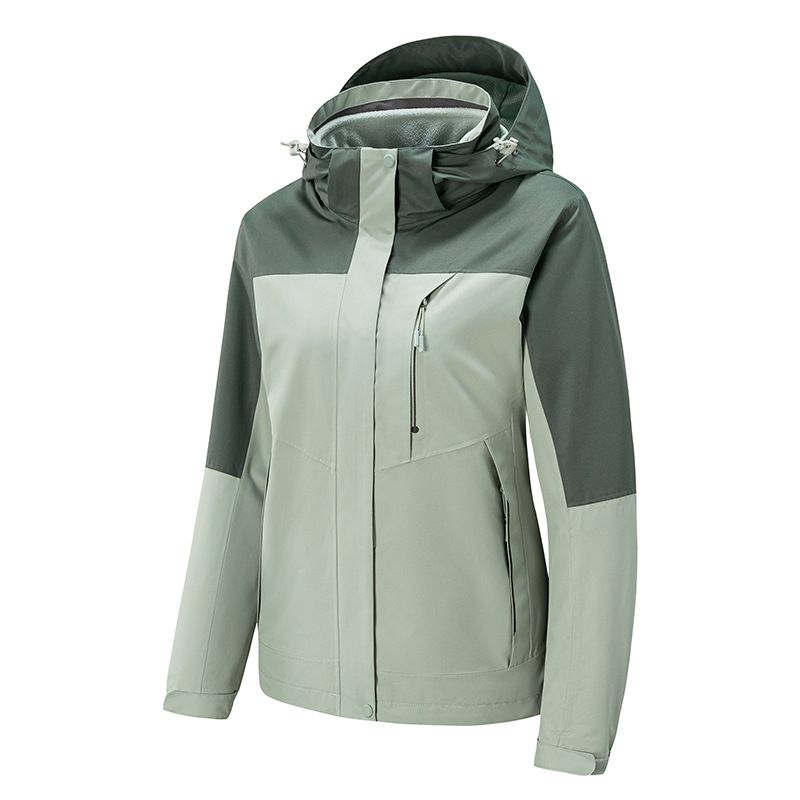 Men's Women's Three-in-One Fleece-Lined Thickened Warm Windproof Ski Jacket For Autumn And Winter, Customizable_voghion.com