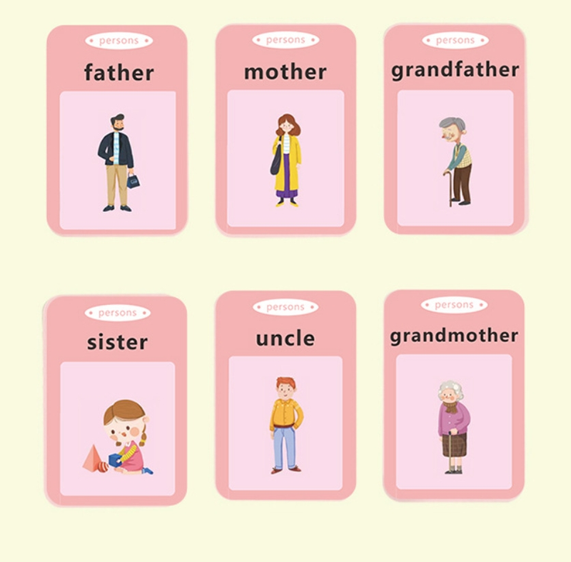 Flash Cards Foreign Trade Children's Puzzle Toys English Card Insertion Machine Bilingual Early Education Flash Card Machine_voghion.com