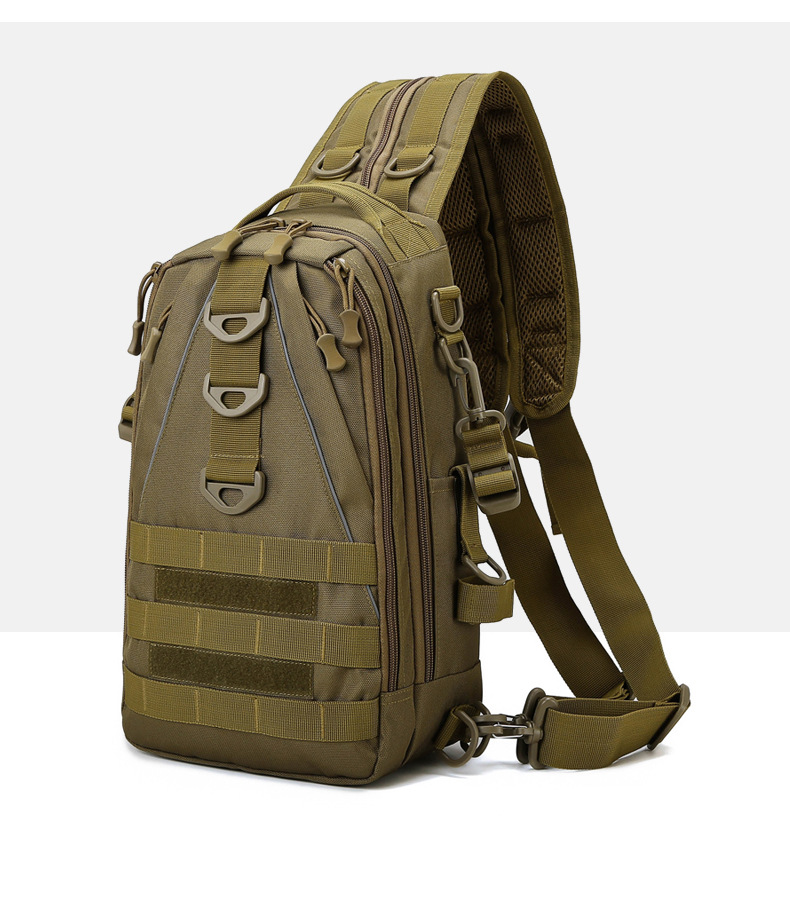 Multi-functional Single And Double-shoulder Backpack, Outdoor Camouflage Tactical Bag, Travel Sports Backpack For Men_voghion.com