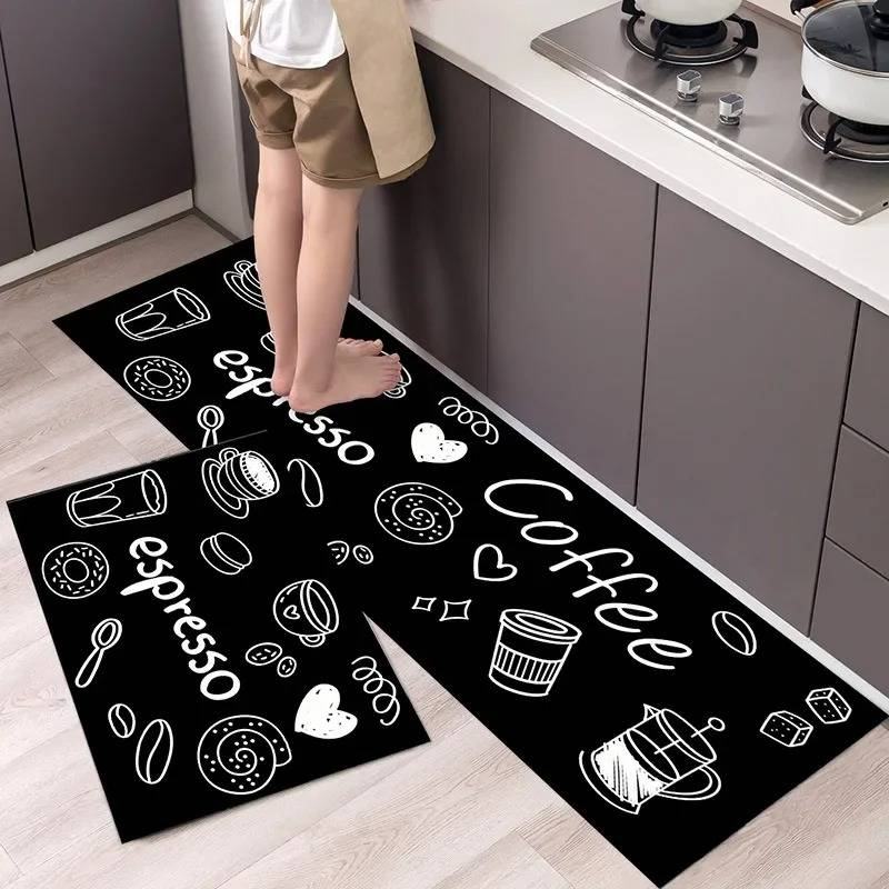 Carpet 1PCS Technical Cloth Soft Leather Floor Mat Toilet Door Bathroom Floor Mat Stain And Oil Resistant Easy To Clean_voghion.com