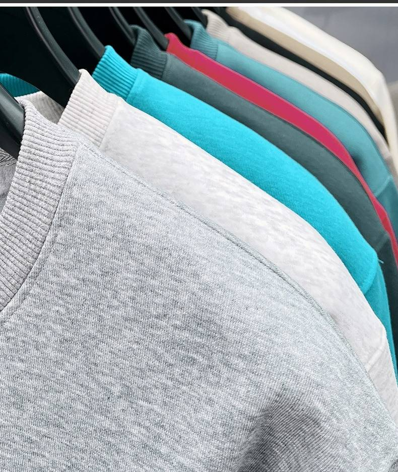 Jesienno-zimowa męska bluza z kapturem w dużym rozmiarze, plus aksamitna, 420 g, okrągły dekolt, modna, haftowana, ciepła, męska koszula z haftowanym misiem_voghion.com