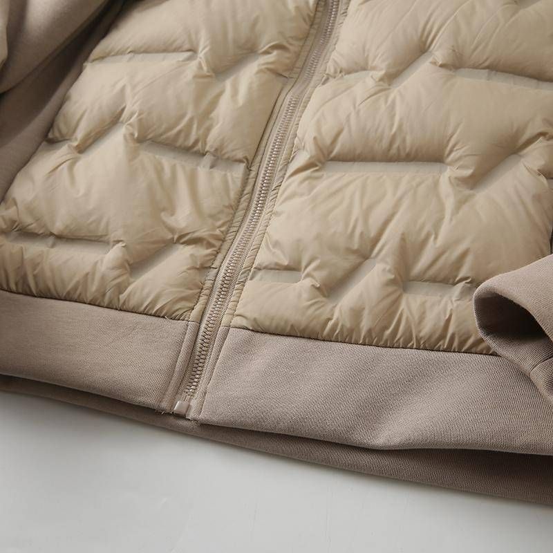 Ropa para hombre, 25 nuevas chaquetas de algodón con capucha, gruesas y cálidas, de alta calidad, con estampado de ganso grande, para otoño e invierno._voghion.com