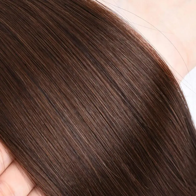 Bundle di capelli umani color cioccolato, colore 4, bundle di capelli lisci vergini brasiliani_voghion.com